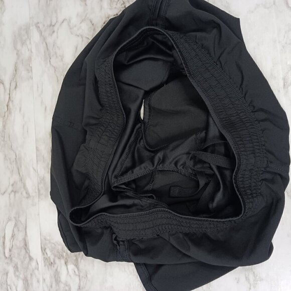 THE NORTH FACE running shorts women's size L black elastic waist - Picture 7 of 7